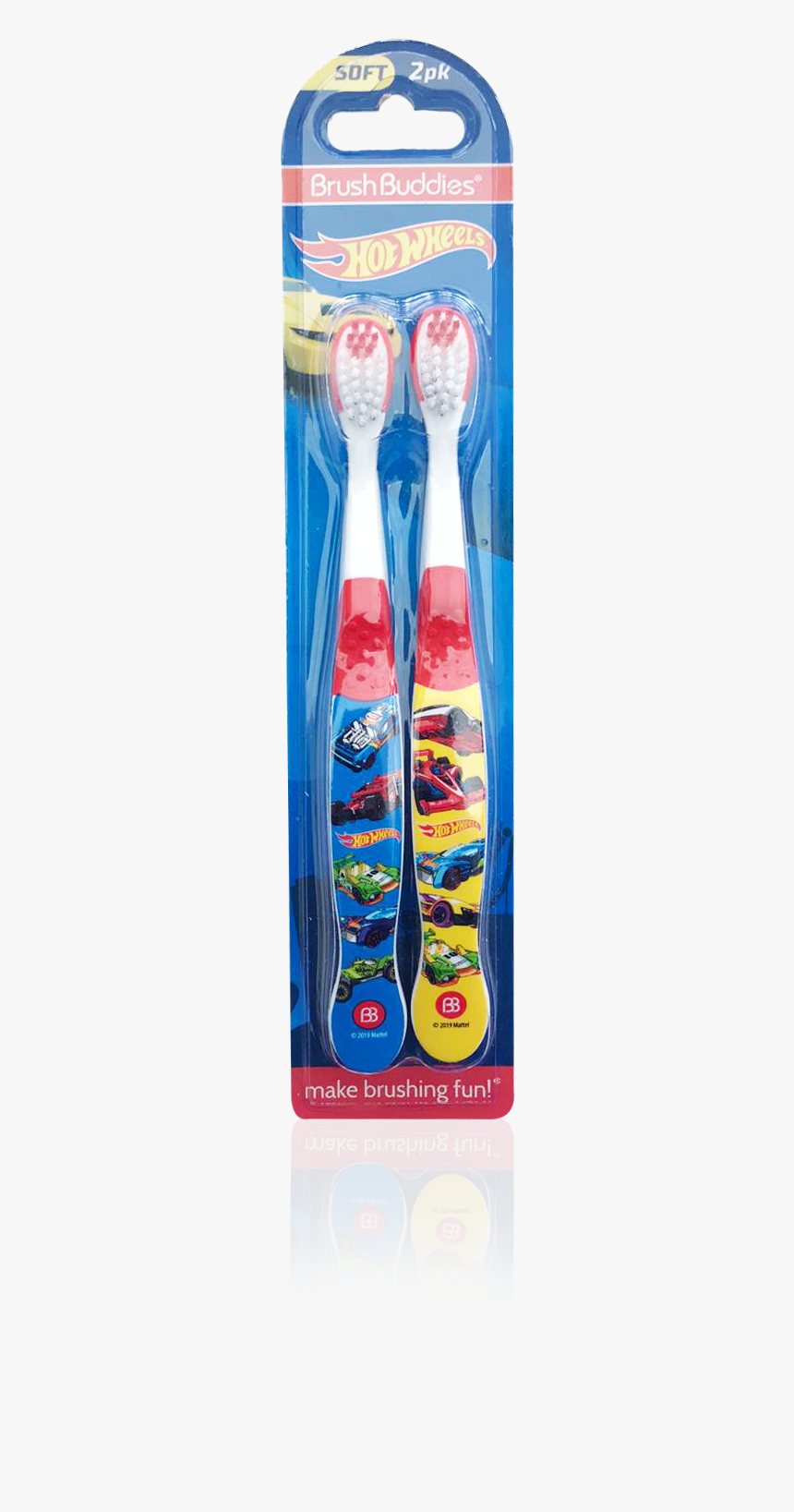 Hot Wheels 2pk Toothbrush, HD Png Download