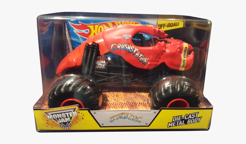 24 Scale Hot Wheels - Hot Wheels Monster Jam Crushstation, HD Png Download