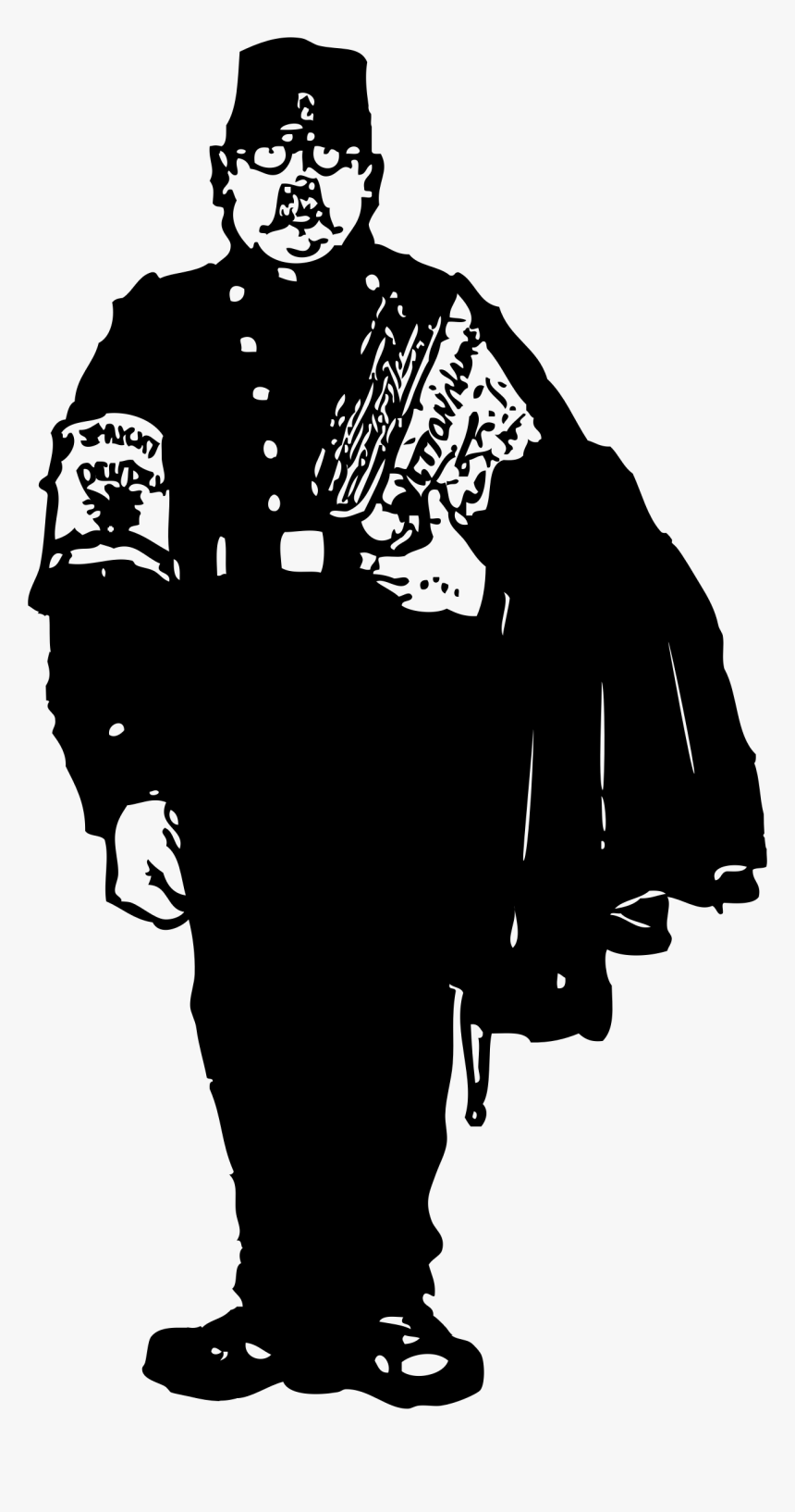 Gendarme With A Dictionary Clip Arts - Gendarmerie Clipart, HD Png Download