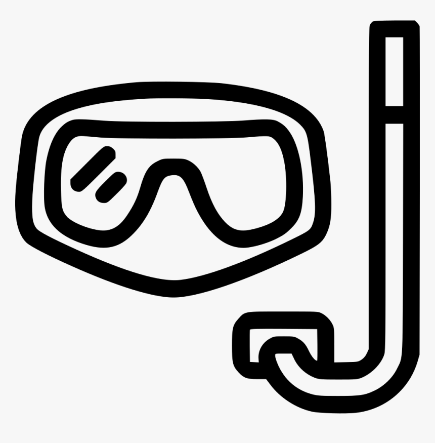 Diving Mask Gear Sea Underwater, HD Png Download
