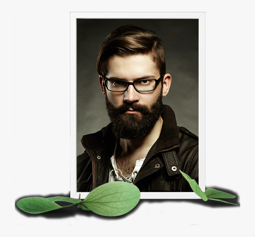 Stencil - Beard & Glasses, HD Png Download