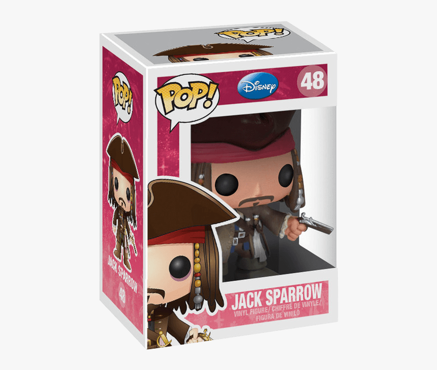 Disney Captain Jack Sparrow Pop Figure - Pops Jack Sparrow, HD Png Download