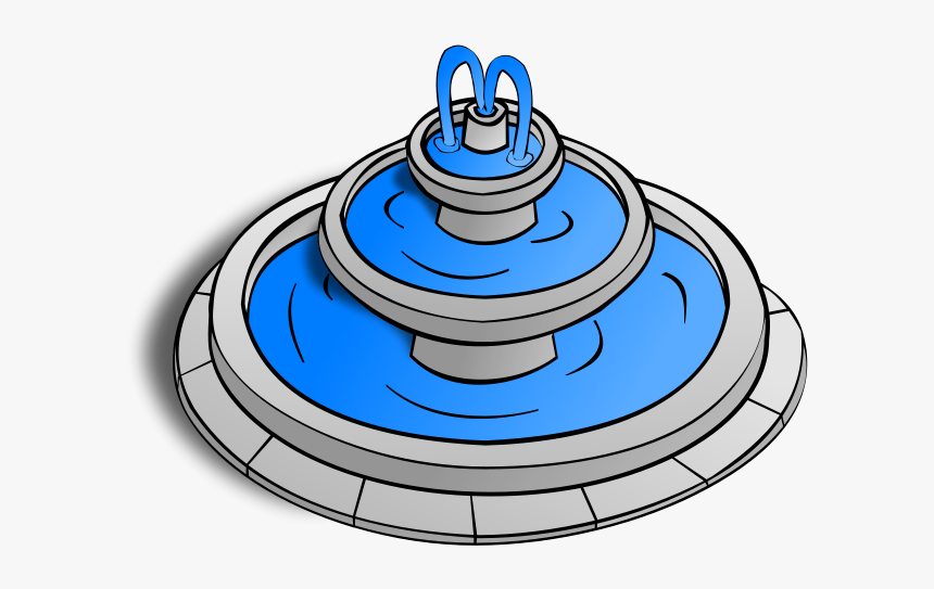 Circle,line,fountain - Fountain Clipart, HD Png Download