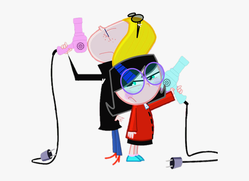 Lola & Virginia Hair Dryer Fight - Lola E Virginia, HD Png Download