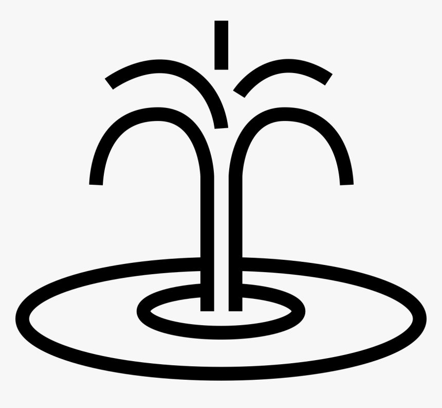 Paradise Ca Fountains - Fountain Icon, HD Png Download