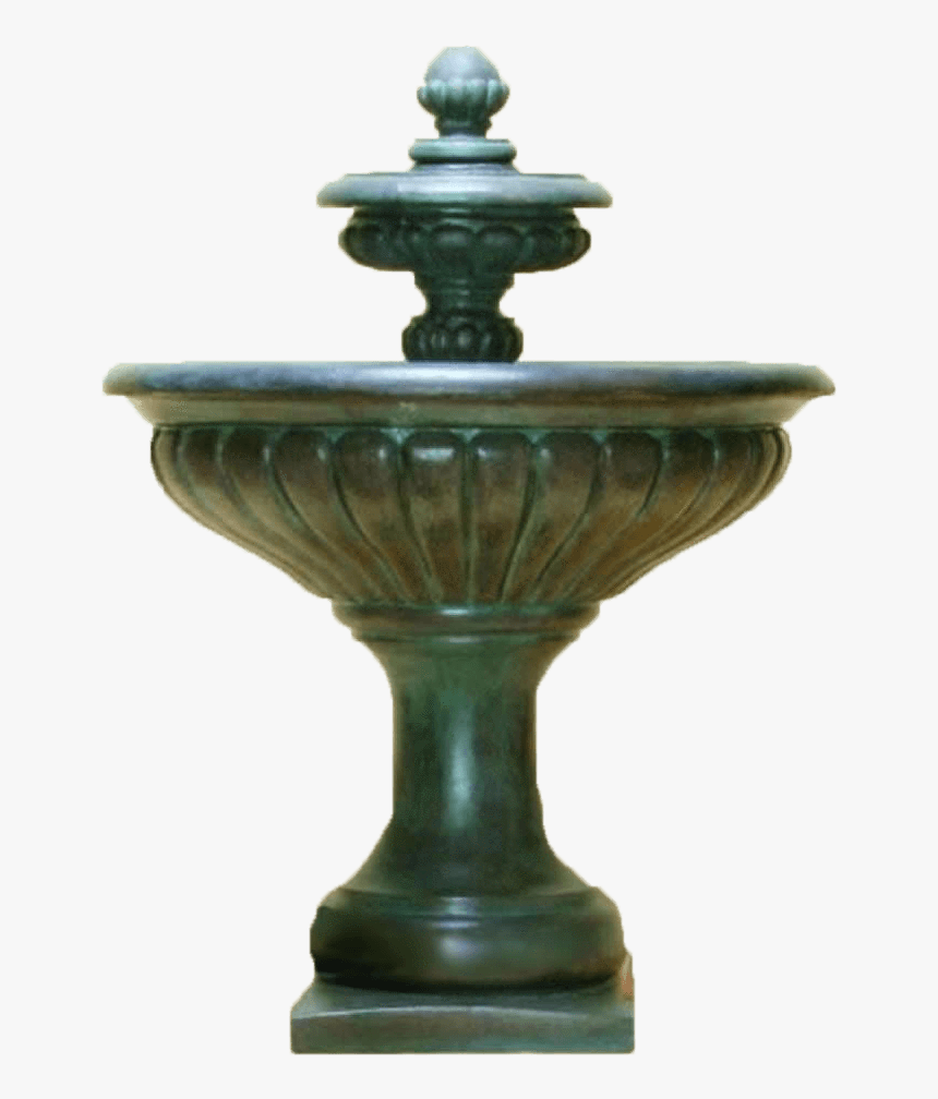 Bergamo Cast Stone Outdoor Garden Fountain - Transparent Png Garden Fountain, Png Download