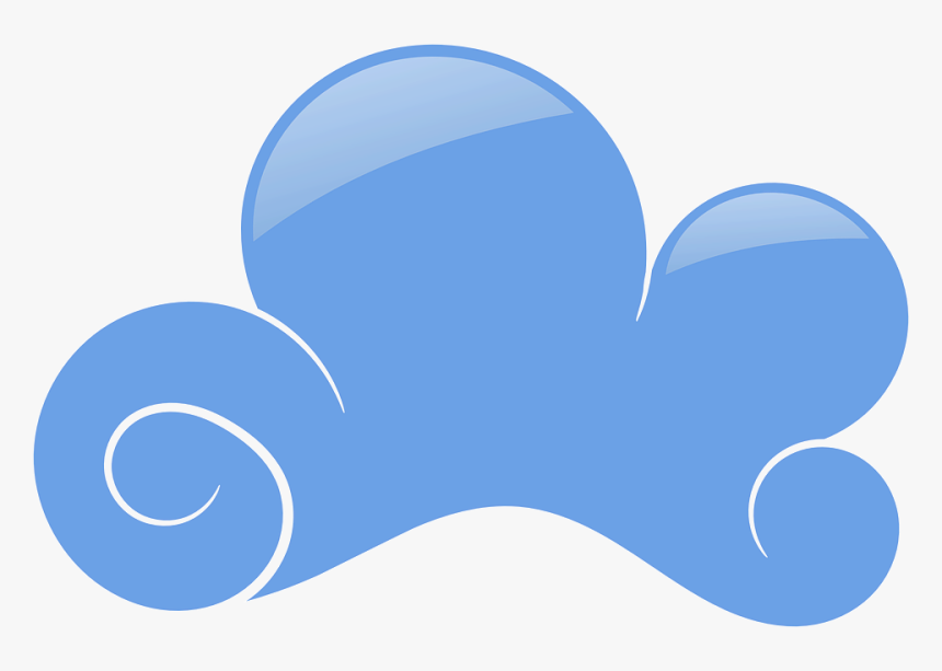 Transparent Cloudy Sky Clipart - สี ฟ้า Png, Png Download