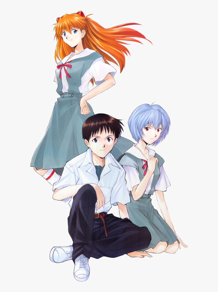 Kaworu Nagisa Asuka Shinji Ikari, HD Png Download