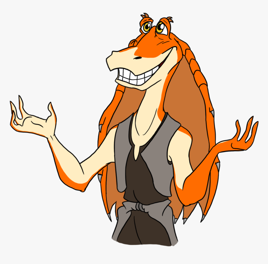 Star Wars Jar Jar Cartoon Hd Png Download Transparent Png Image Pngitem