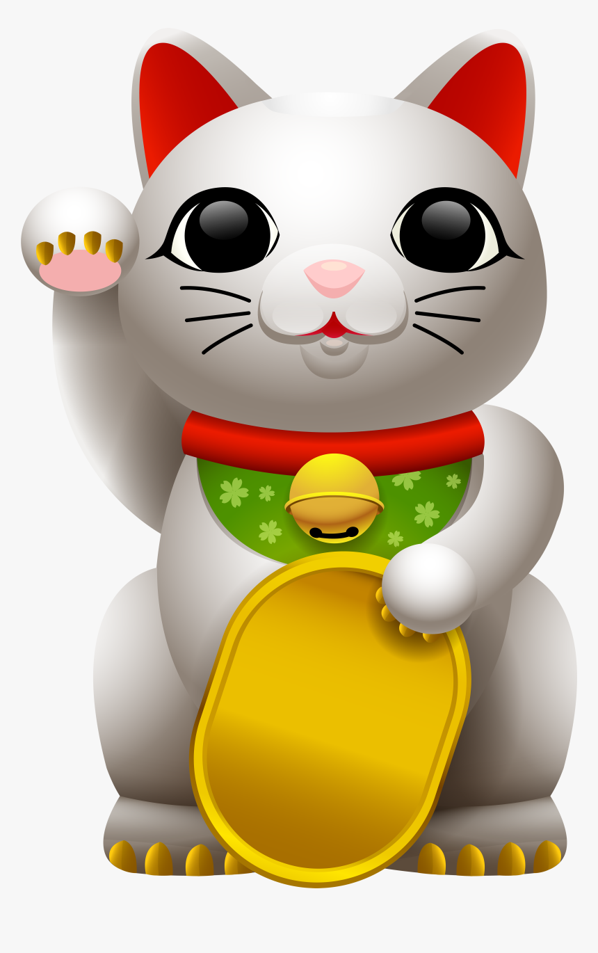 Lucky Cat Png Clip Art - Cat, Transparent Png
