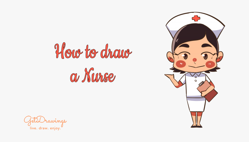 How To Draw A Nurse, HD Png Download