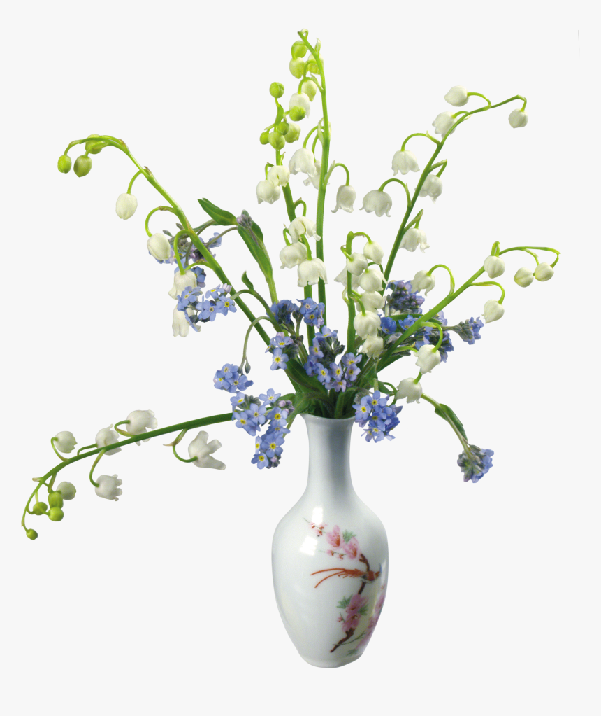Lily Transparent Vase Png - Png Transparent Background Flower Vase Png, Png Download