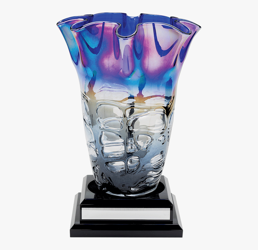 Multi-colored Vase On A Base - Vase, HD Png Download