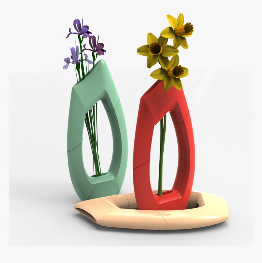 3d Printed Flower Vase Clipart , Png Download - Flower Vase Hd Png, Transparent Png
