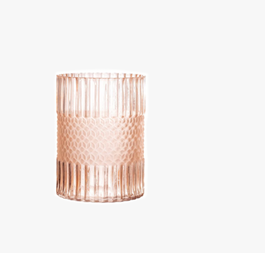 Pink Etched Glass Vase - Laundry Basket, HD Png Download
