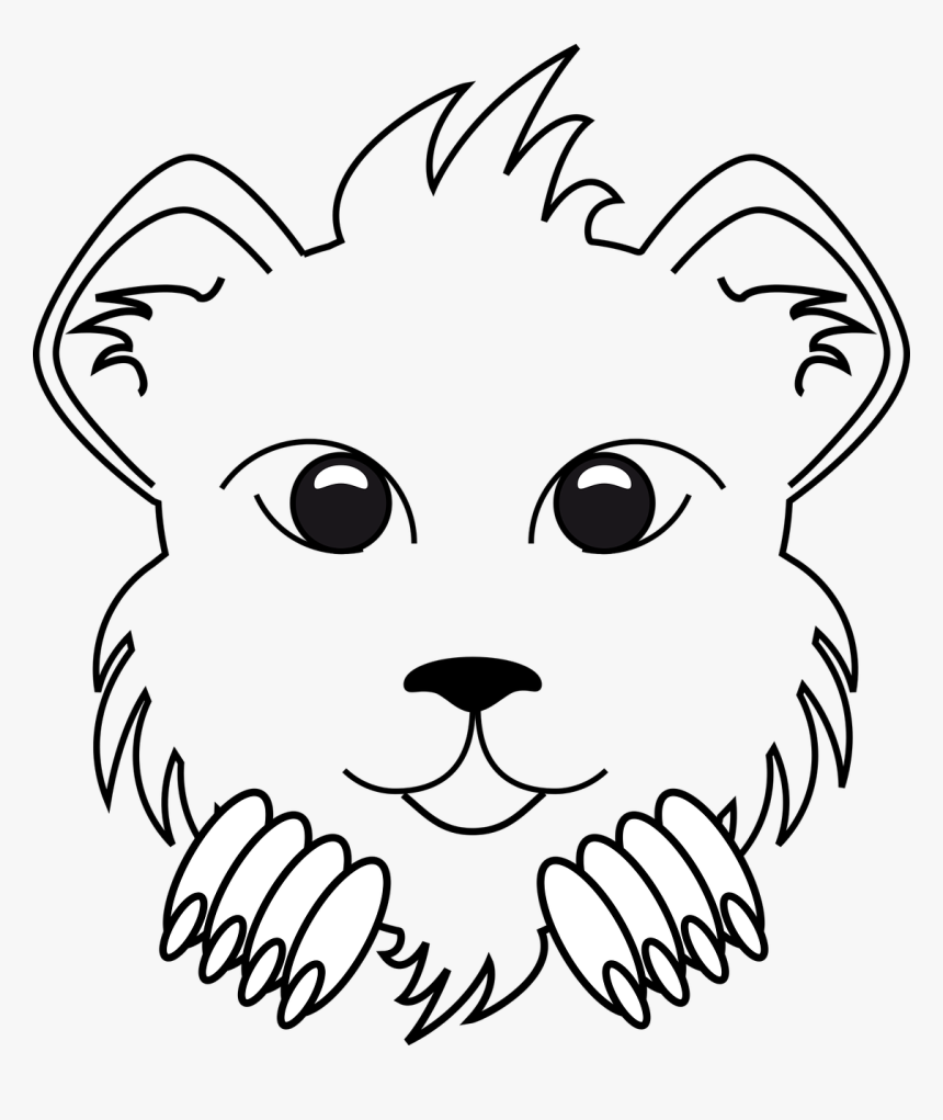 Bear Clip Art Whiskers Vector Graphics Silhouette - Bear Outline Vector Png, Transparent Png