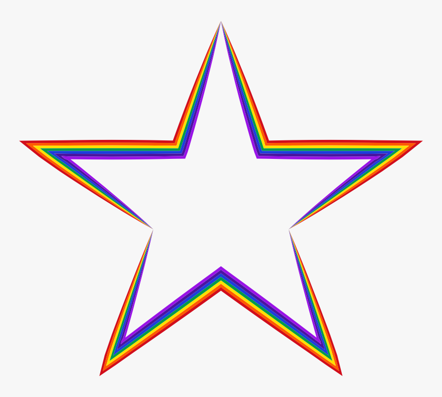 Rainbow Star 2 Hauv39 Clipart - Aatros Star Logo Svg, HD Png Download