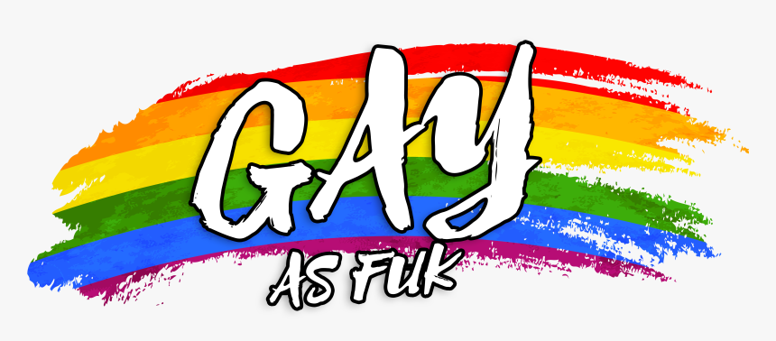 Brush Stroke Rainbow Flag Png, Transparent Png