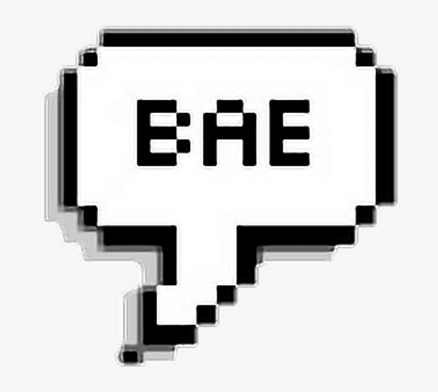 Speech Bubble Png Tumblr Download - Pixel Speech Bubble Gif, Transparent Png