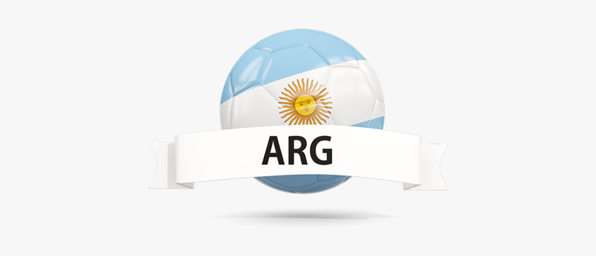 Football With Flag And Banner - Badge, HD Png Download