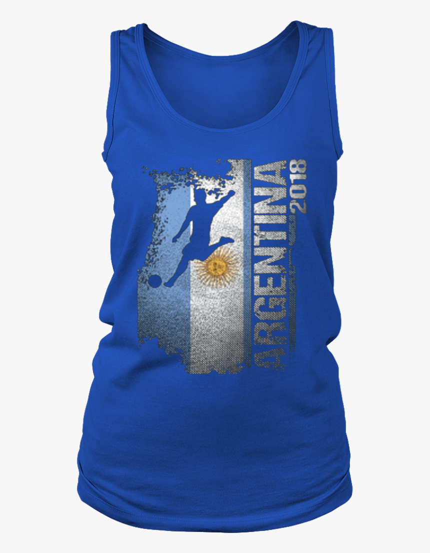Argentina Flag 2018 Football Cup T-shirt - Active Tank, HD Png Download