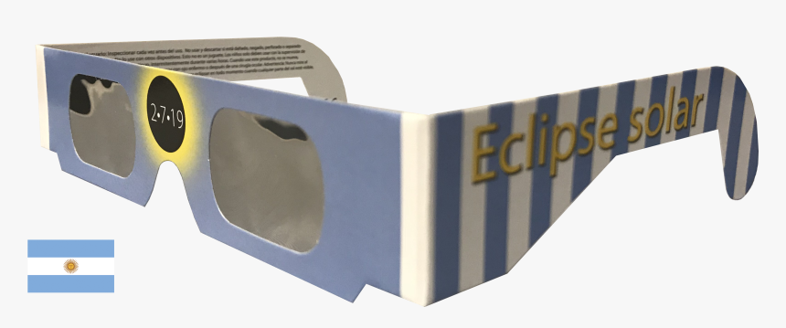 Argentina Flag Eclipse Glasses - Plastic, HD Png Download