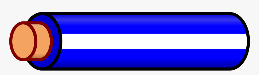 Blue White Wire, HD Png Download