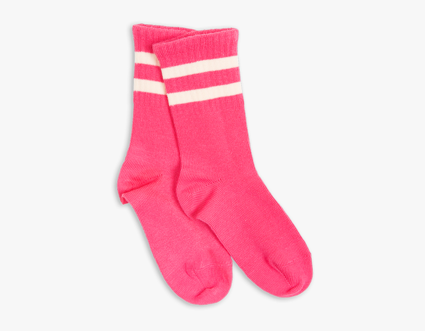 Stripe Junior Socks - Pink Socks Png, Transparent Png