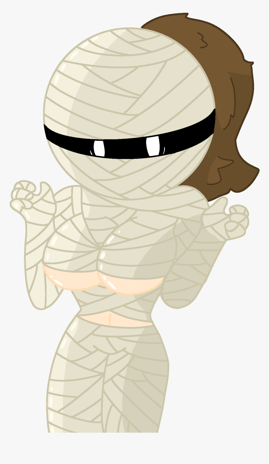 Mummy Girl - Cartoon, HD Png Download