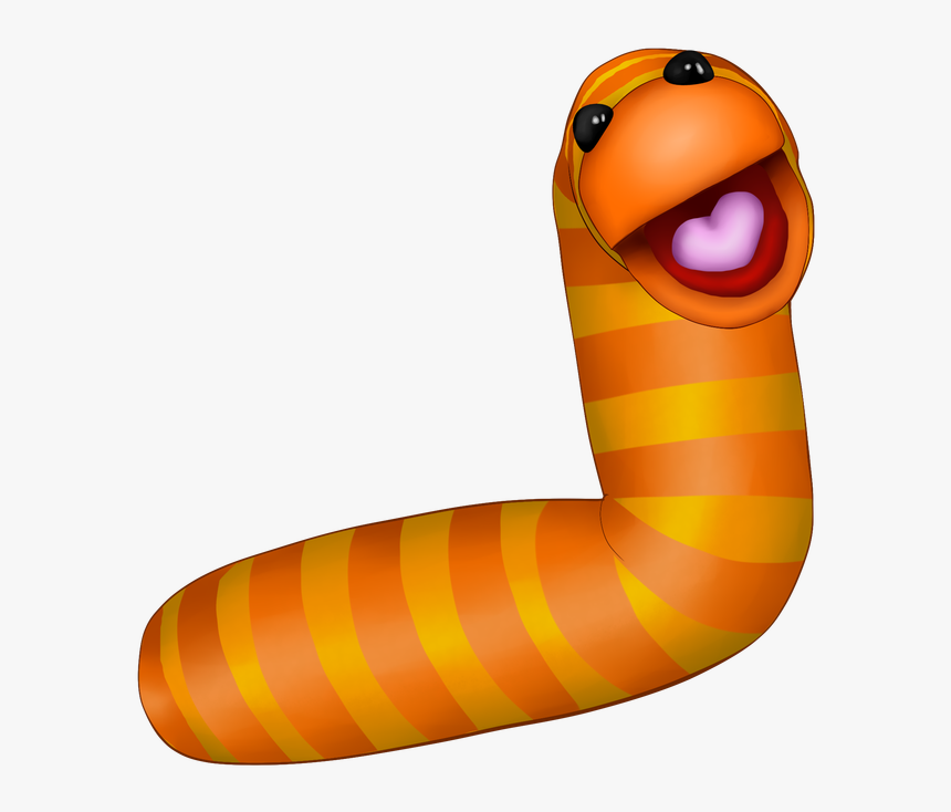 Transparent Attack On Titan Clipart - Orange Worm Sesame Street, HD Png Download