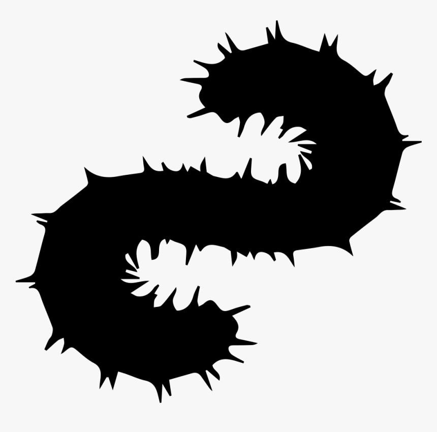 Sea Worm Silhouette, HD Png Download