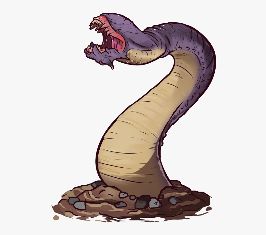 Purple Worm - Death Worm Png, Transparent Png