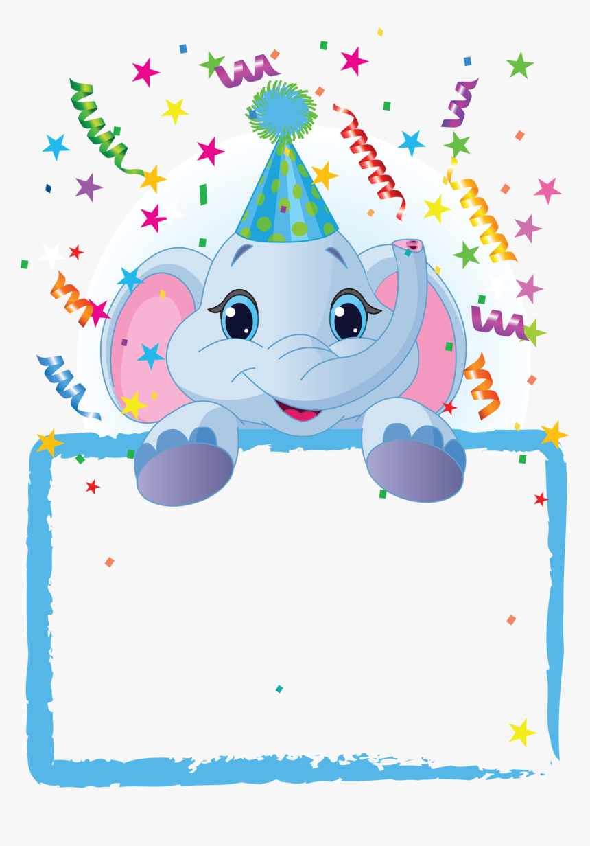 Marco Png Partido Azul - First Birthday Frame Png, Transparent Png