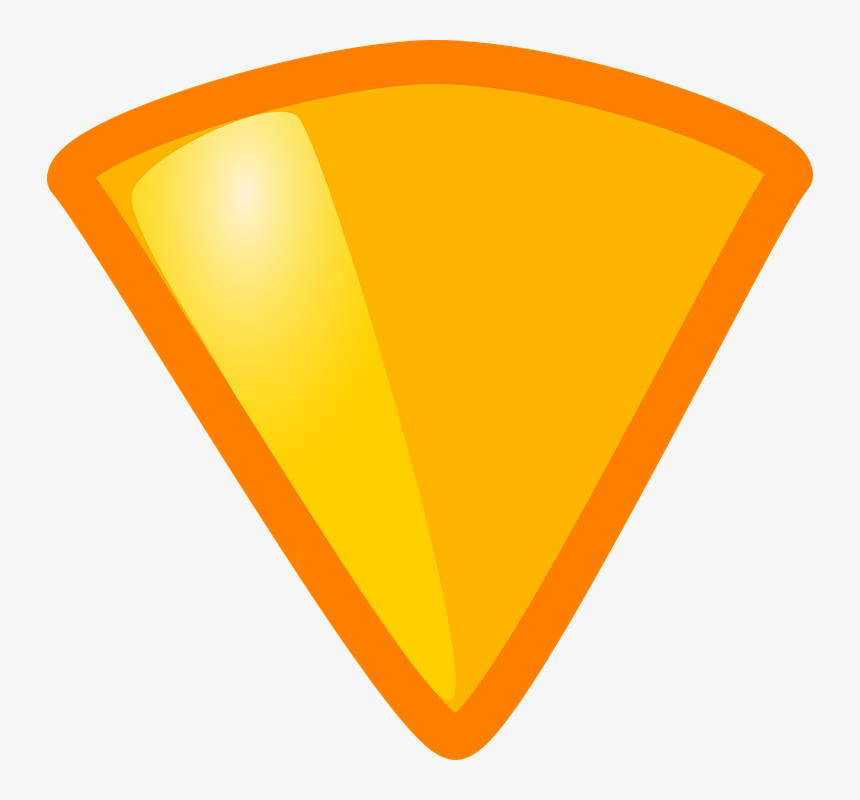 Arrow, Down, Direction, Yellow, Shape, Design, Gold - Arrow Down Gold Png, Transparent Png