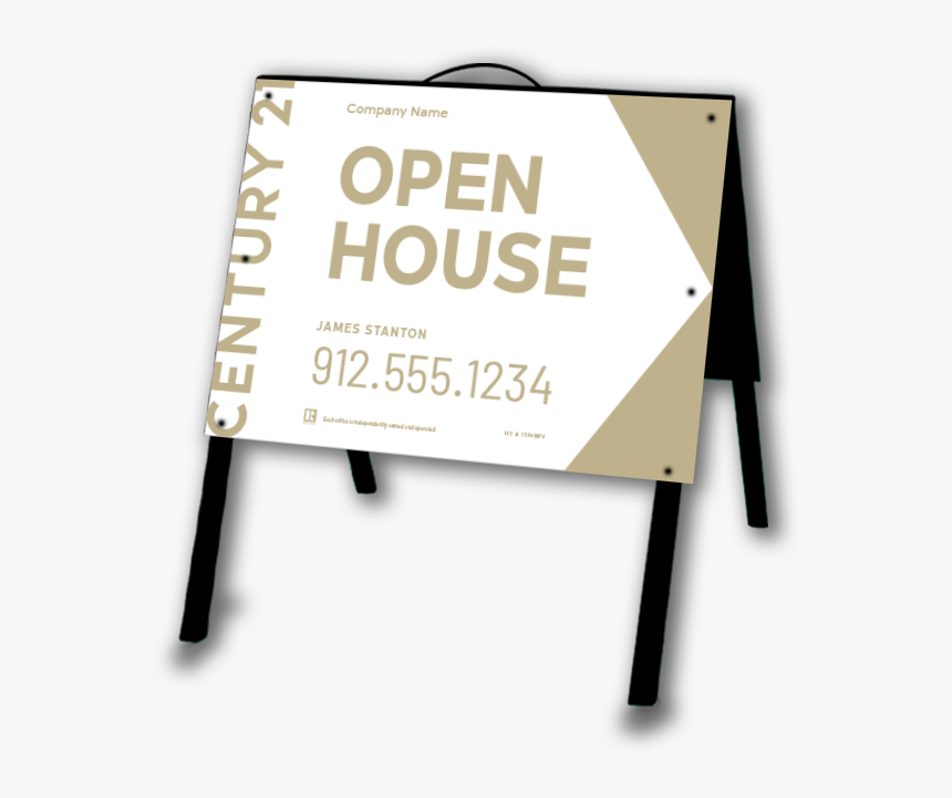Lightweight Century 21® Tent Sign - Century 21 Open House Sign, HD Png Download