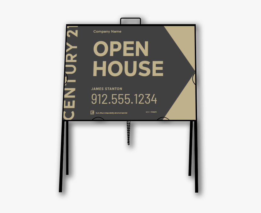 Century 21 A-frame Open House Sign - Open House Century 21, HD Png Download