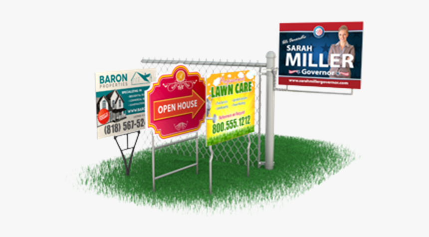 Contour Cut Yard Sign, HD Png Download