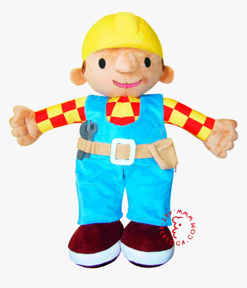 Custom Tailoring Of A Toy Bob The Builder - Stuffed Toy, HD Png Download
