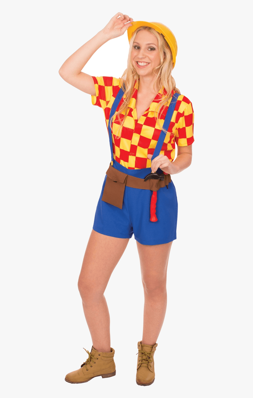 Adult Female Bob The Builder Costume - Bob The Builder Costume For Adults, HD Png Download