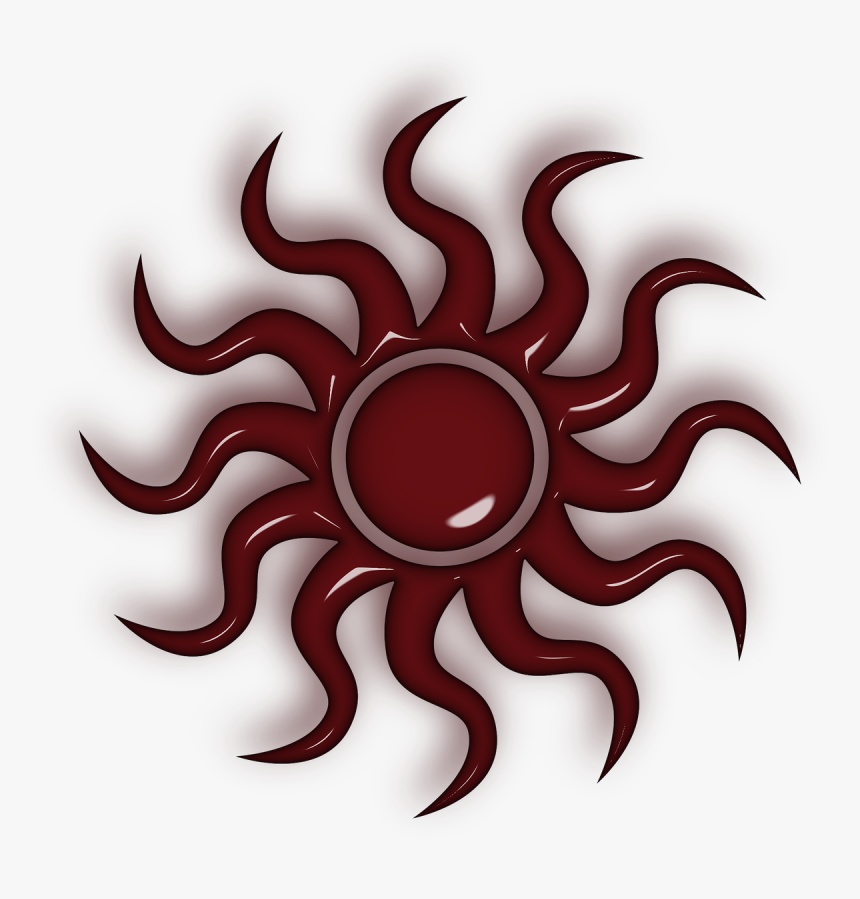 Icon, Sun, Design, Pictograms, Sun Icon, Sunshine - Simbolo Sol Vermelho, HD Png Download