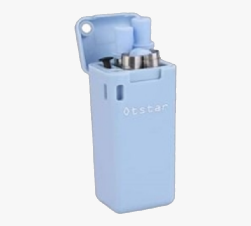 #png #pngs #blue #metalstraw #vsco - Blue Metal Straw With Case, Transparent Png