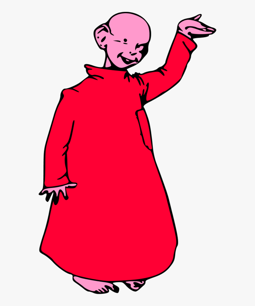 Bald Kid Wearing A Turbine And Waving - Yellow Kid, HD Png Download