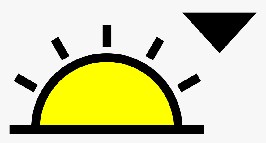 Sunrise Transparent Sun Set - Uv Protection Icon, HD Png Download