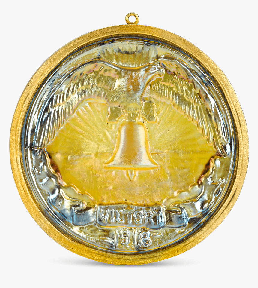 Victory Favrile Glass Medallion By Louis Comfort Tiffany - Gold Medal, HD Png Download