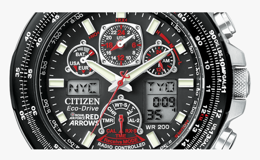 Red Arrows Citizen Watch, Hd Png Download , Png Download - Citizen Skyhawk Red Arrows, Transparent Png