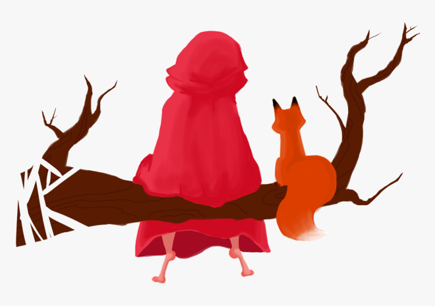 Little Red Riding Hood, Background Wallace Hale - Little Red Riding Hood Png, Transparent Png