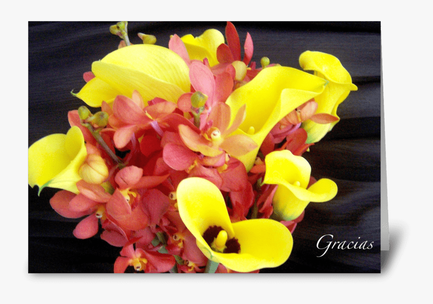 Gracias/thank You Greeting Card - Bouquet, HD Png Download