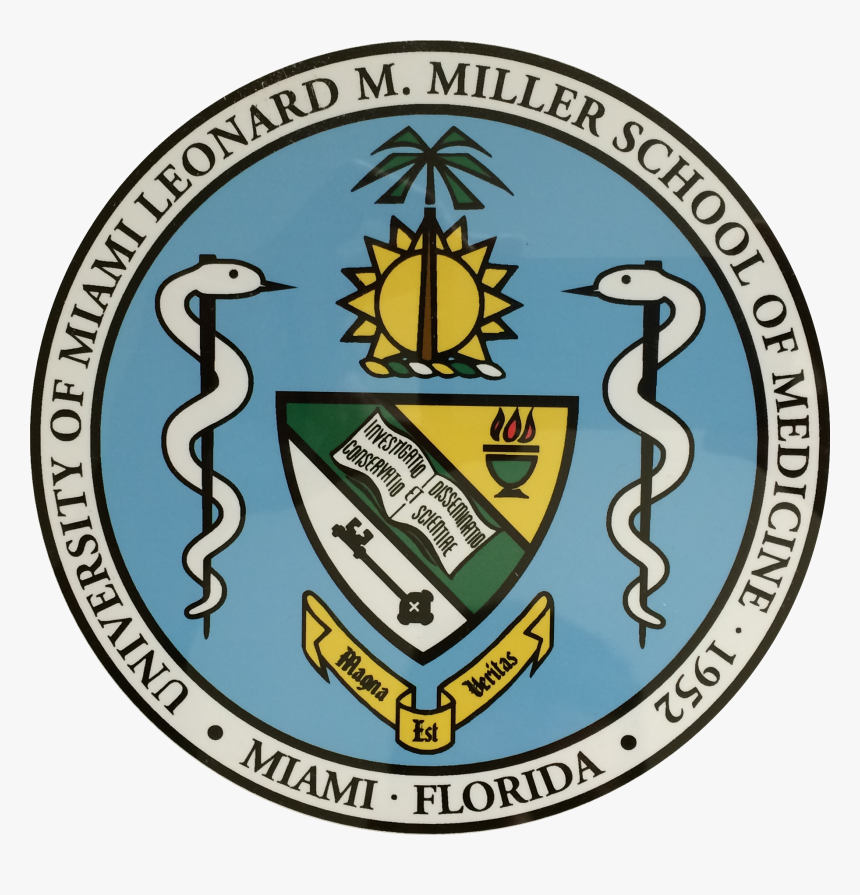 Miami Med Seal - University Of Miami Seal, HD Png Download