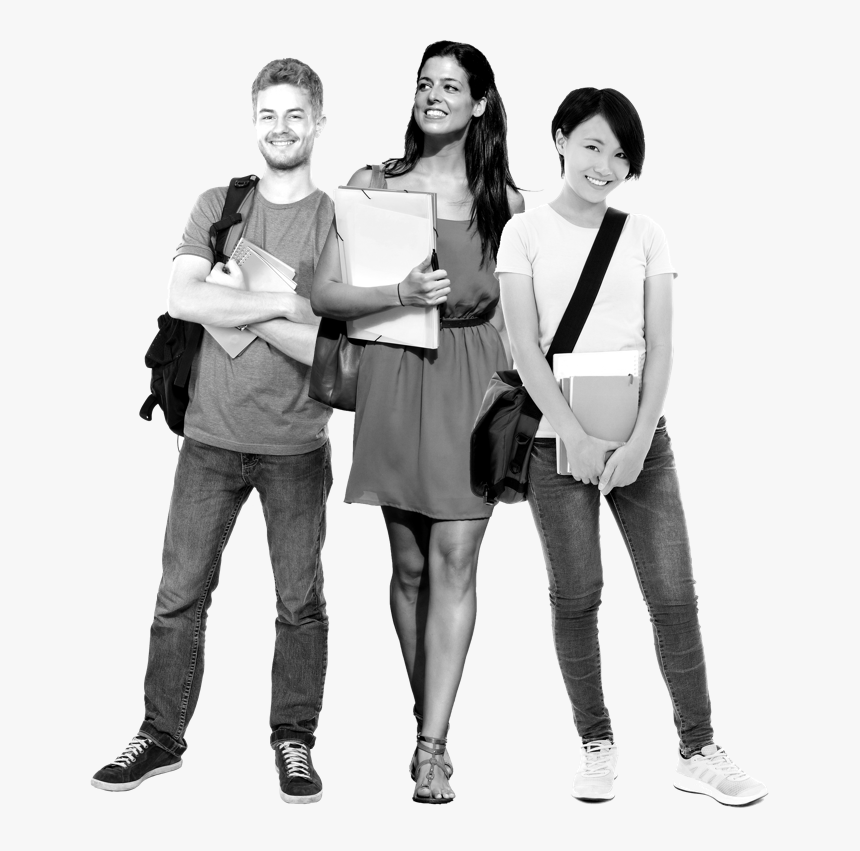 Three Students , Png Download - May Intake Courses In Canada, Transparent Png