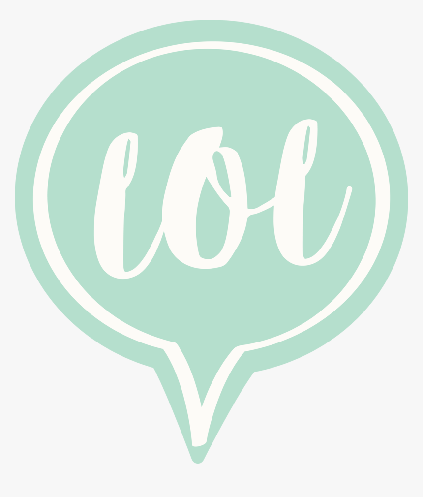 Lol Quote Bubble Svg Cut File - Emblem, HD Png Download